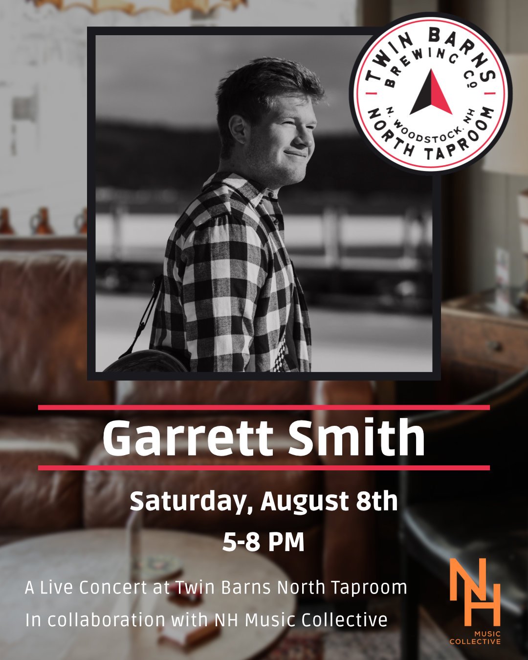 Garrett Smith Live at Twin Barns Brewing North Taproom