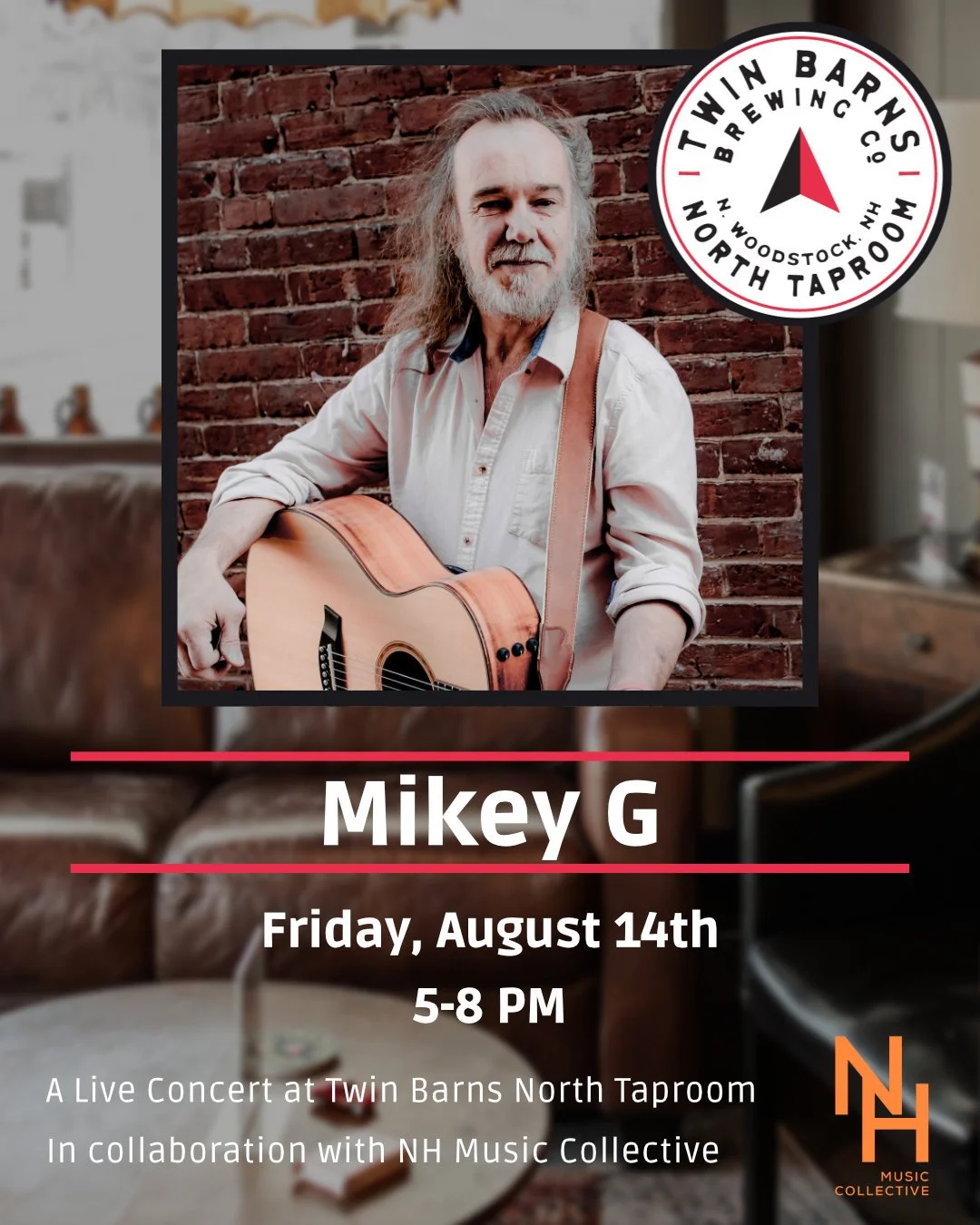 Mikey G Live at Twin Barns Brewing North Taproom