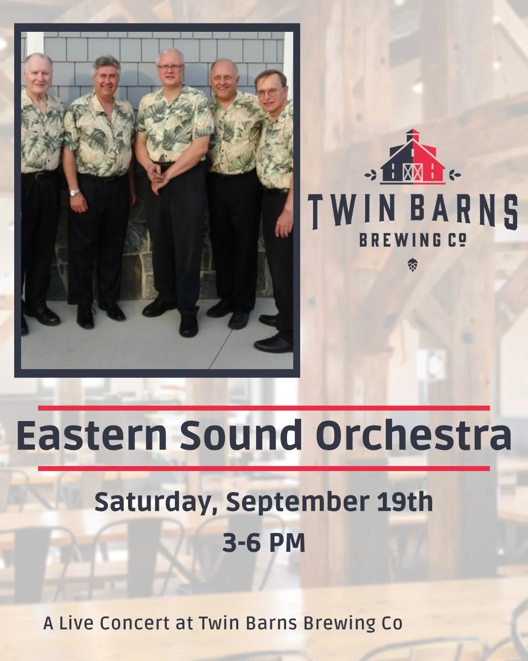 Eastern Sound Orchestra Live at Twin Barns Brewing