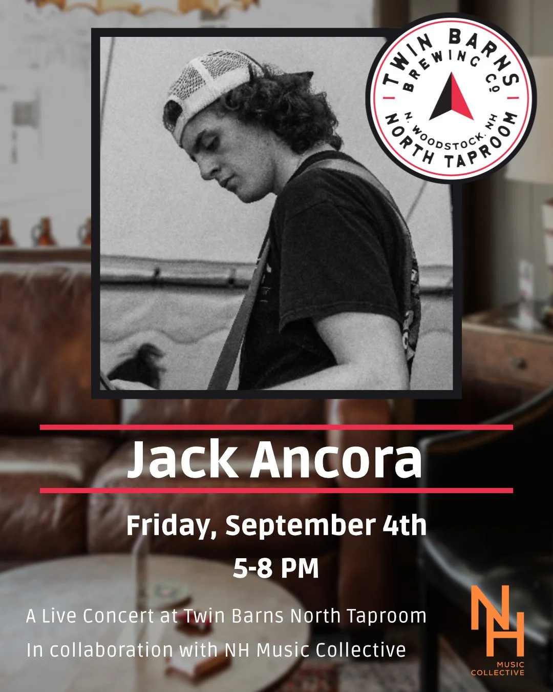 Jack Ancora Live at the Twin Barns Brewing North Taproom