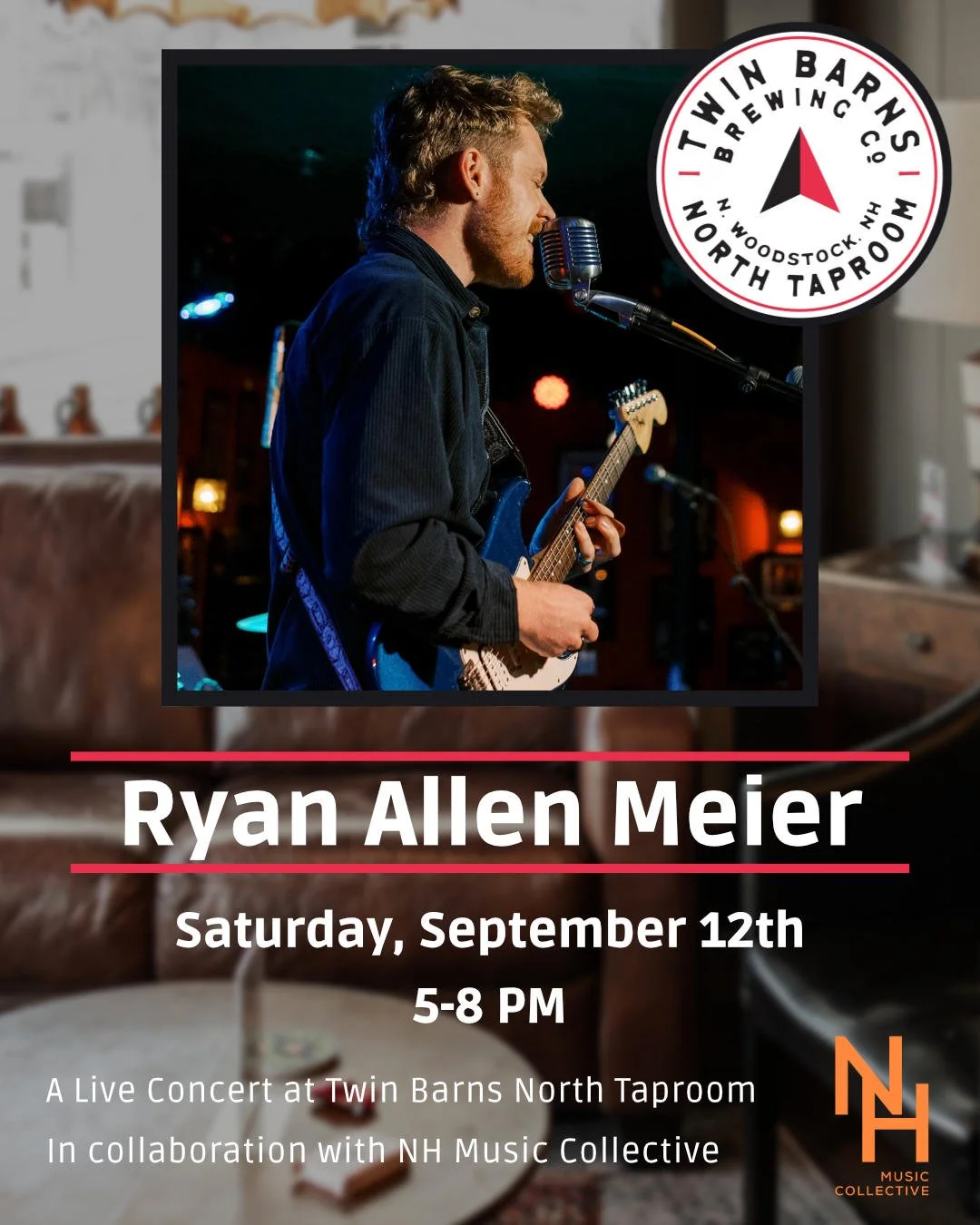 Ryan Allen Meier Live at the Twin Barns Brewing North Taproom