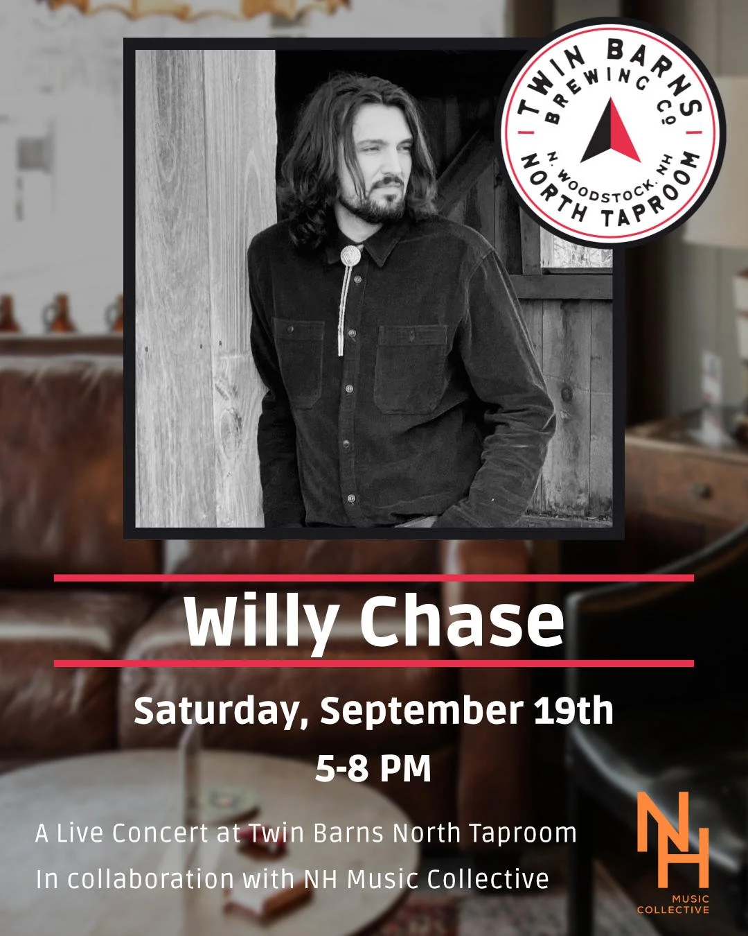 Willy Chase Live at the Twin Barns North Taproom