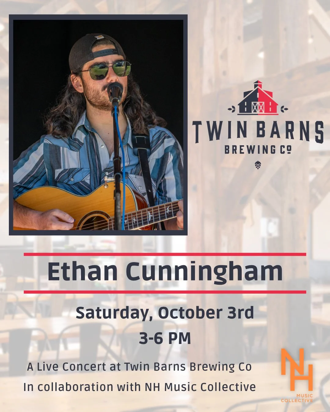 Ethan Cunningham Live at Twin Barns Brewing 
