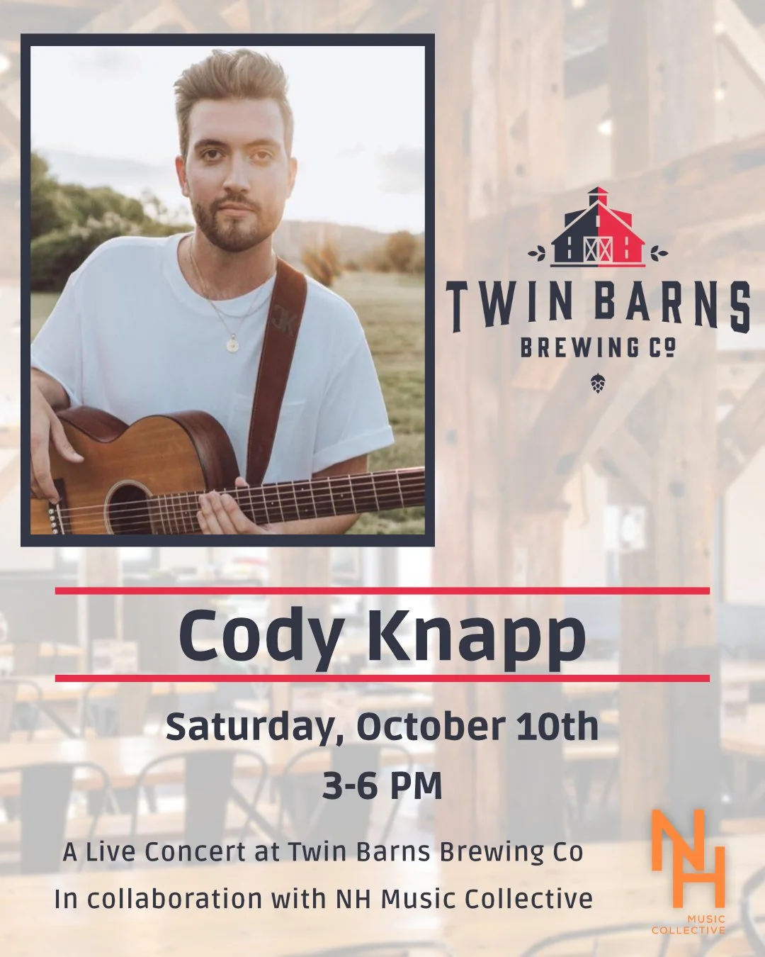 Cody Knapp Live at Twin Barns Brewing