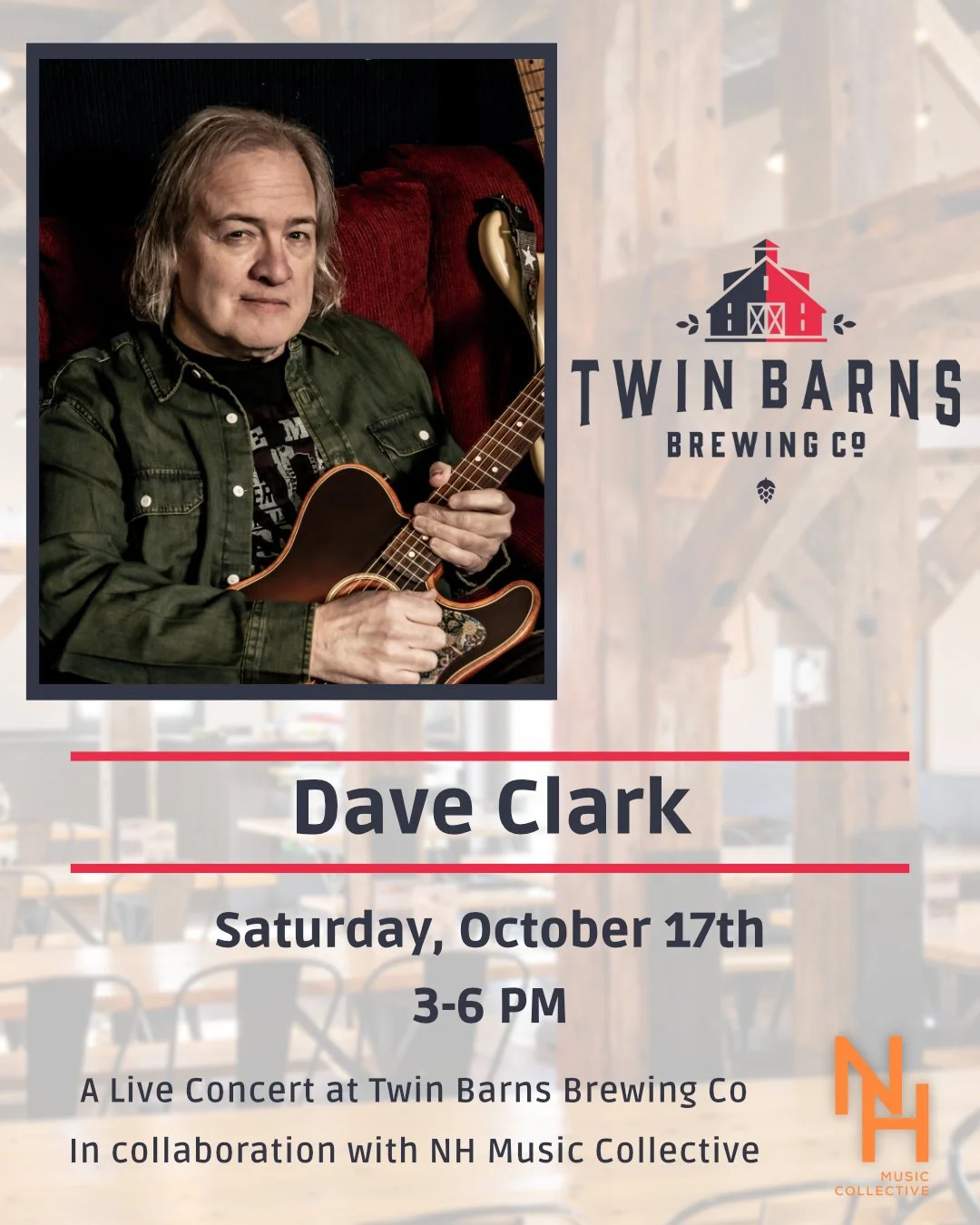 Dave Clark Live at Twin Barns Brewing