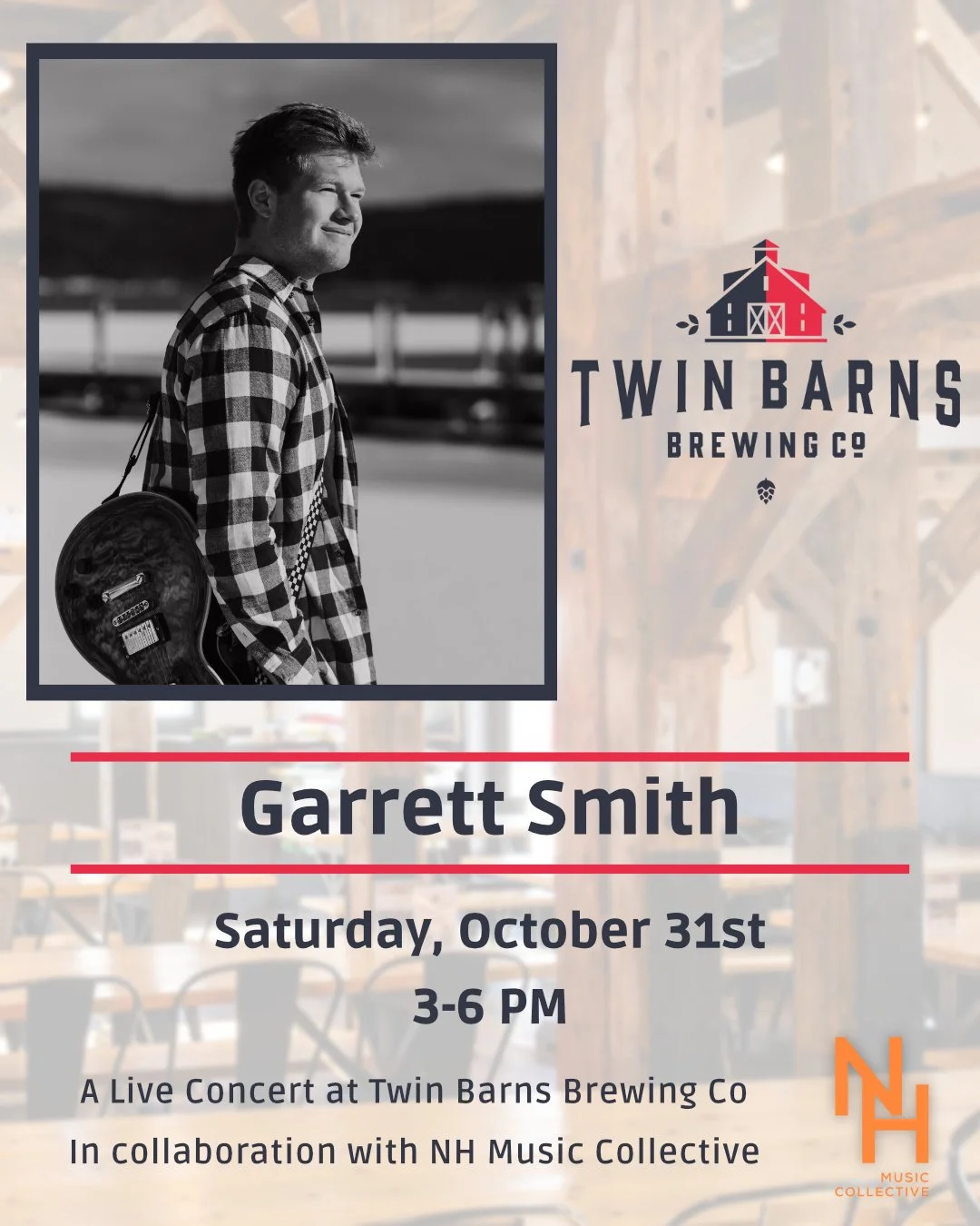 Garrett Smith Live at Twin Barns Brewing