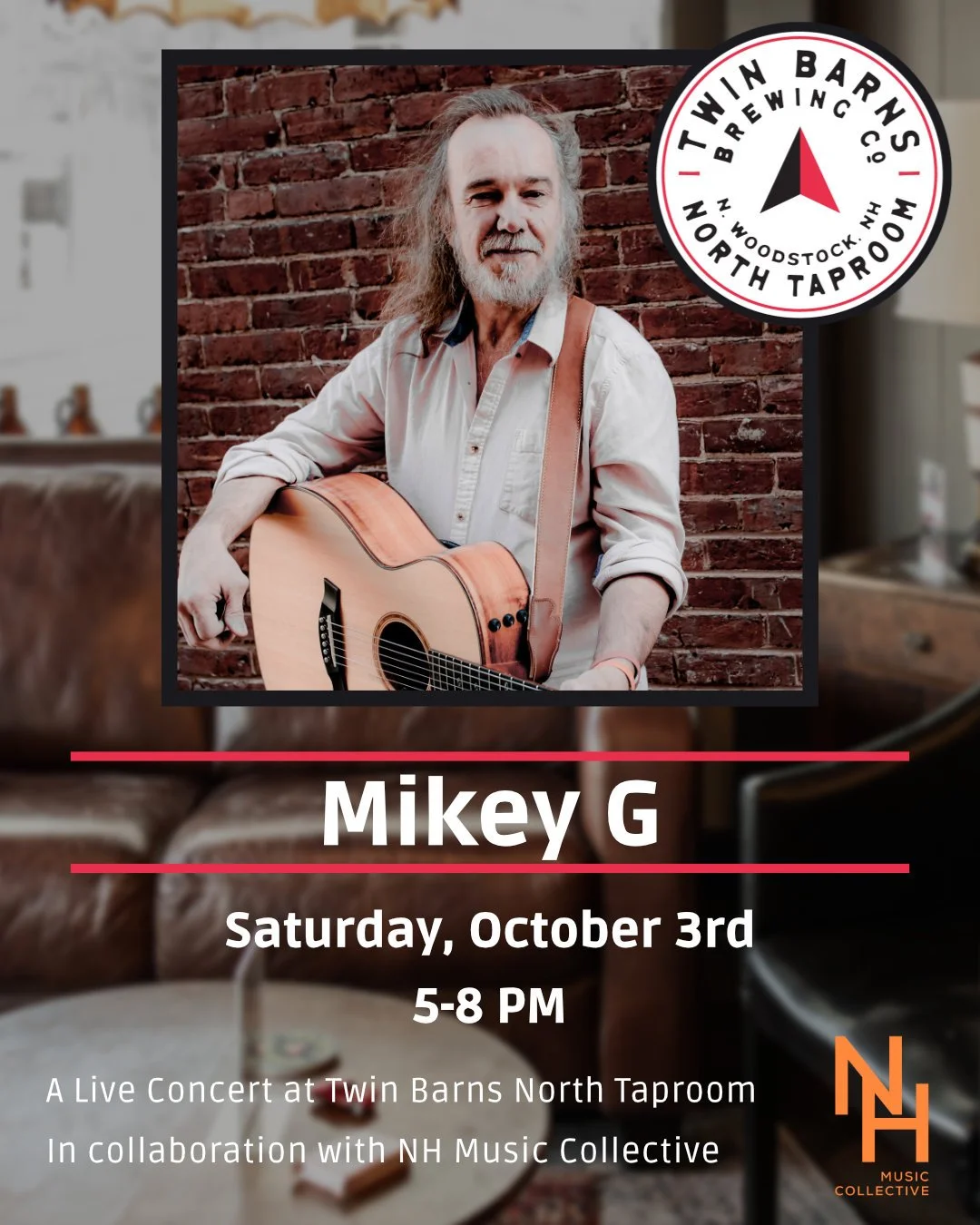 Mikey G Live at Twin Barns Brewing North Taproom