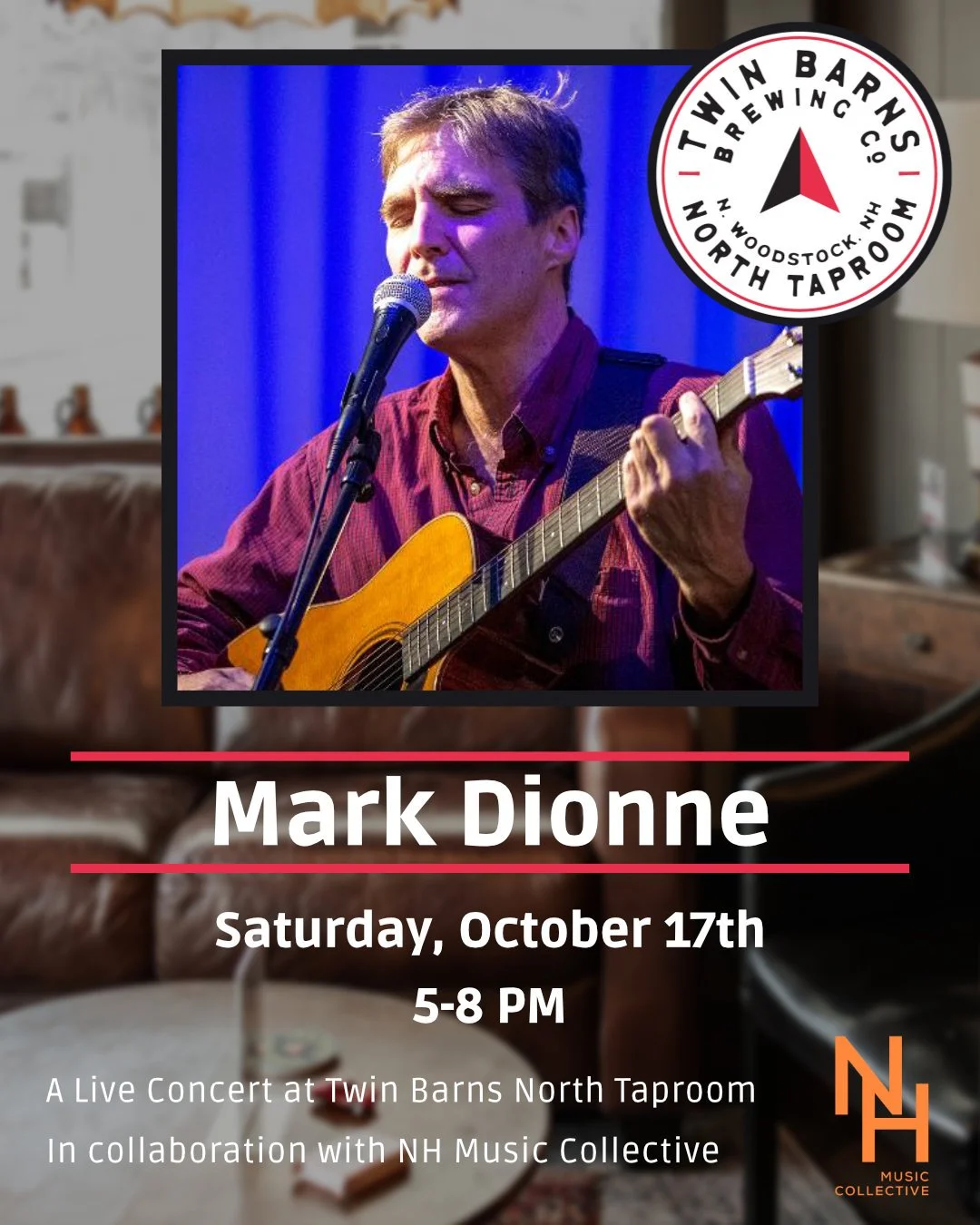 Mark Dionne Live at Twin Barns Brewing North Taproom