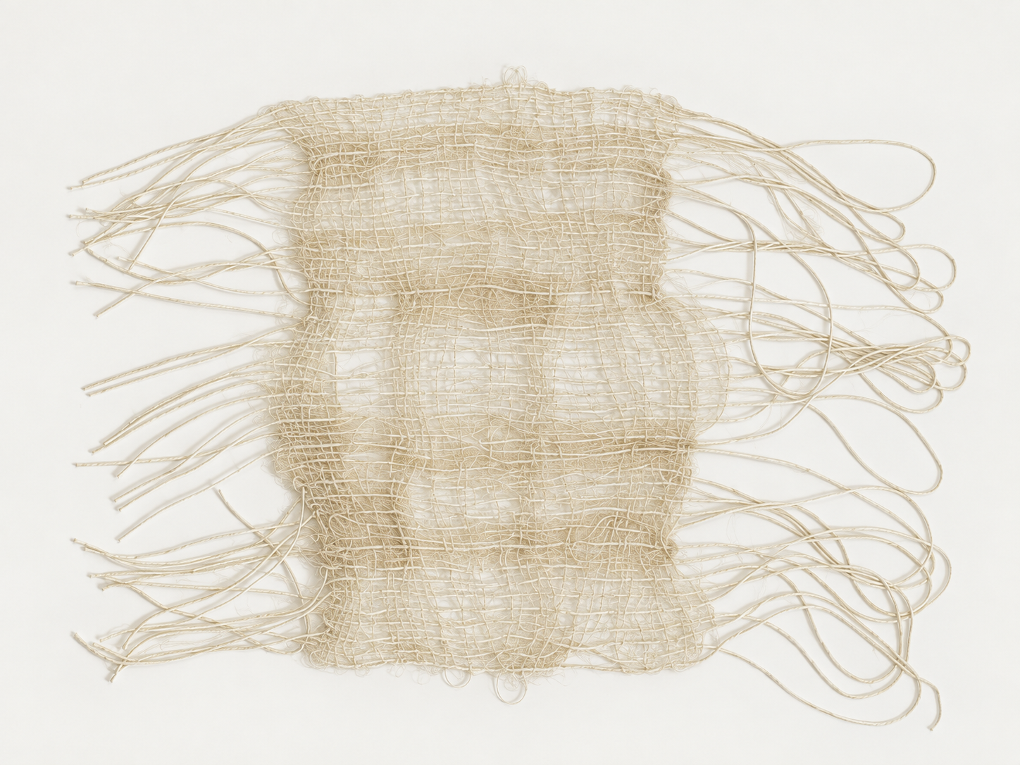 unraveling silence, cotton, wool