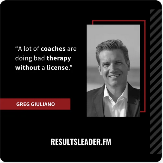 Dr. Greg Giuliano on the Results Leader Podcast
