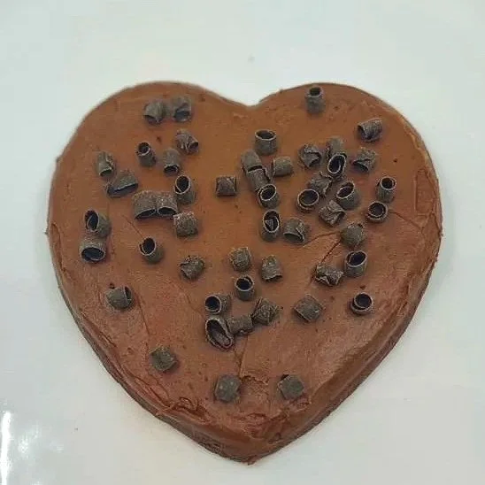 Chocolate Frosted Heart Cookie Baked Fresh just for you - GBF Local