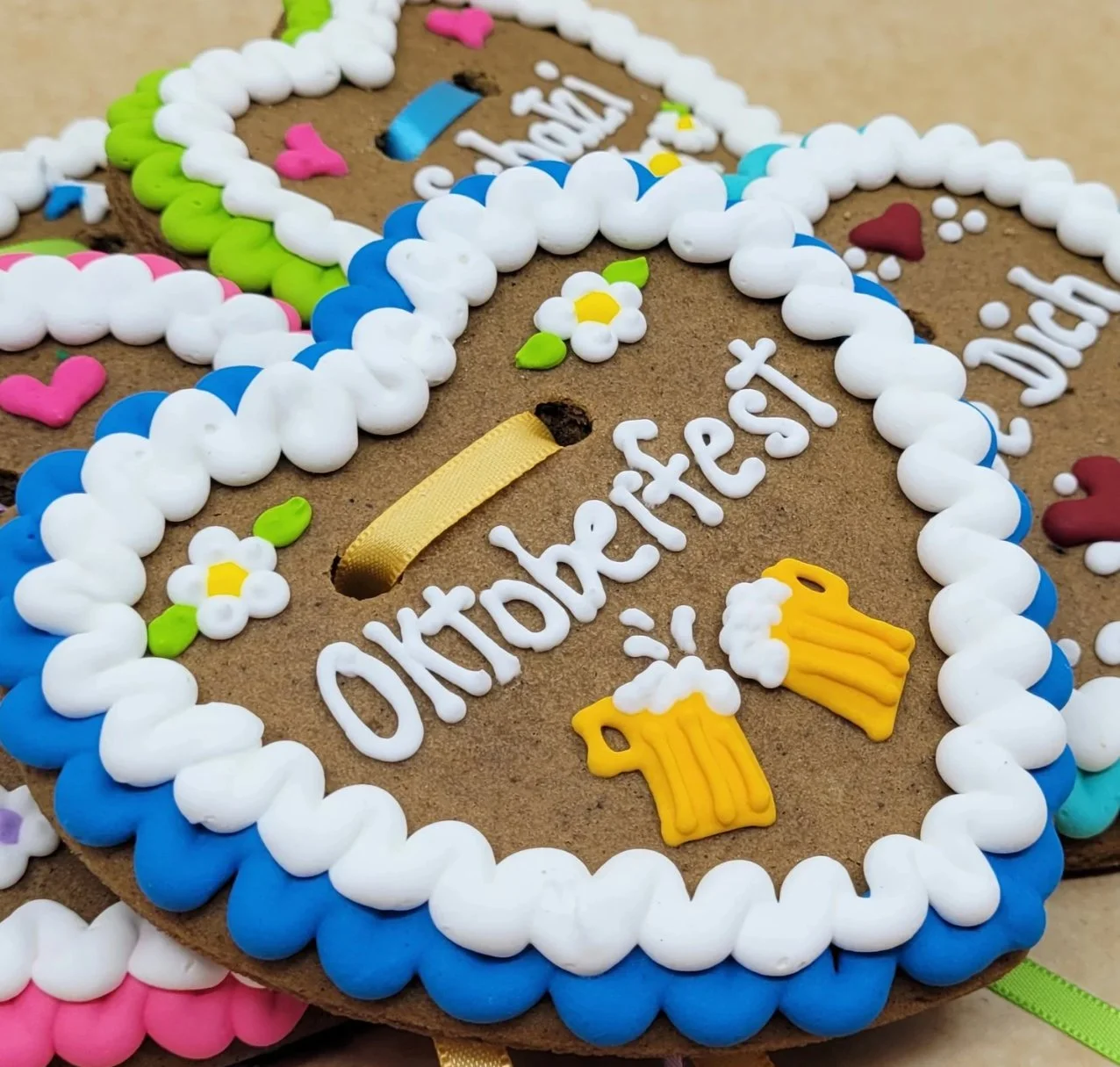 Traditional Lebkuchen Herz’l Gingerbread Heart Necklace