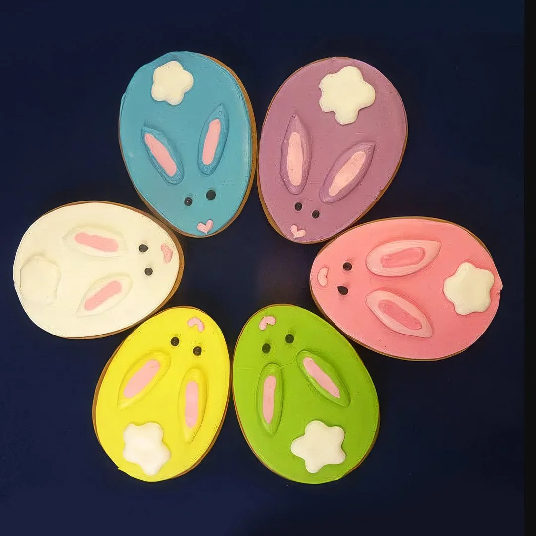 Rainbow Easter Bunny Cookies - GBF Local
