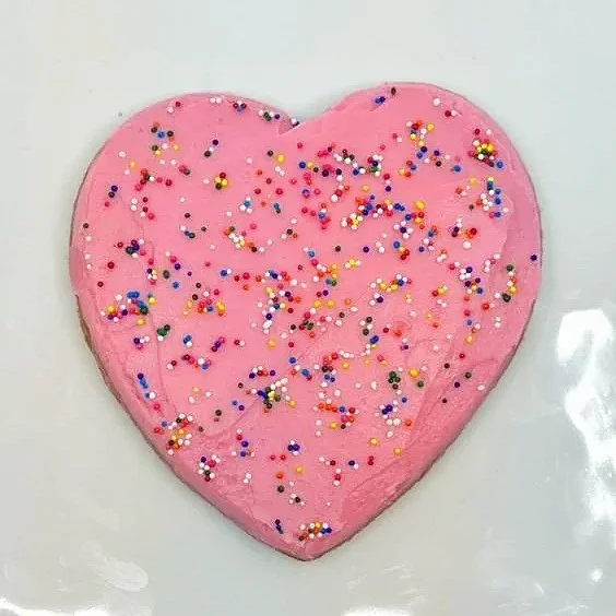 Soft Iced Gingerbread Heart Cookie - GBF Local
