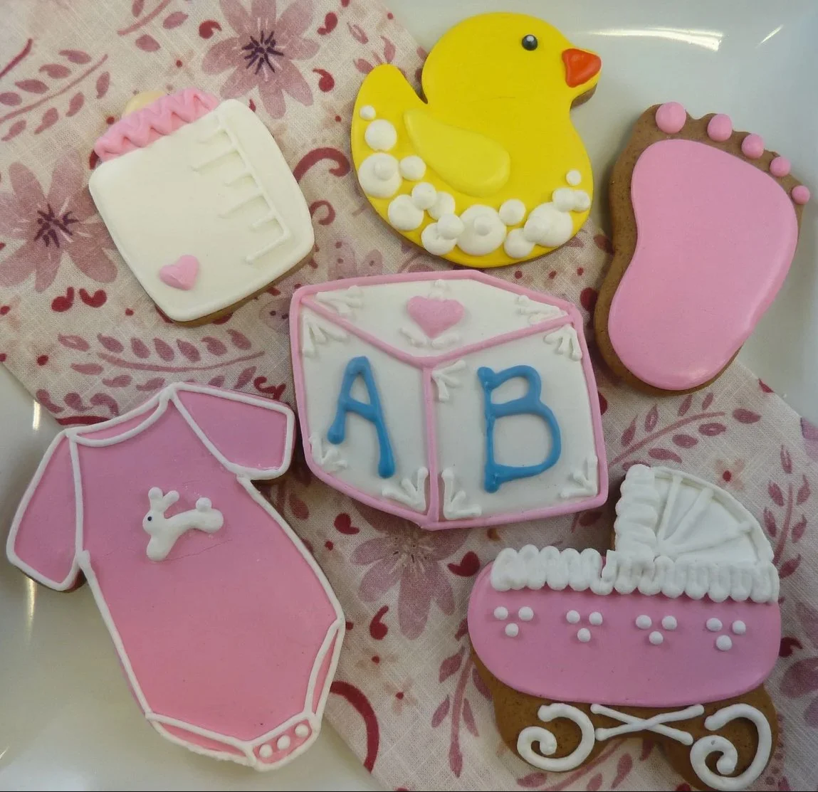 Girl Baby Shower Cookies