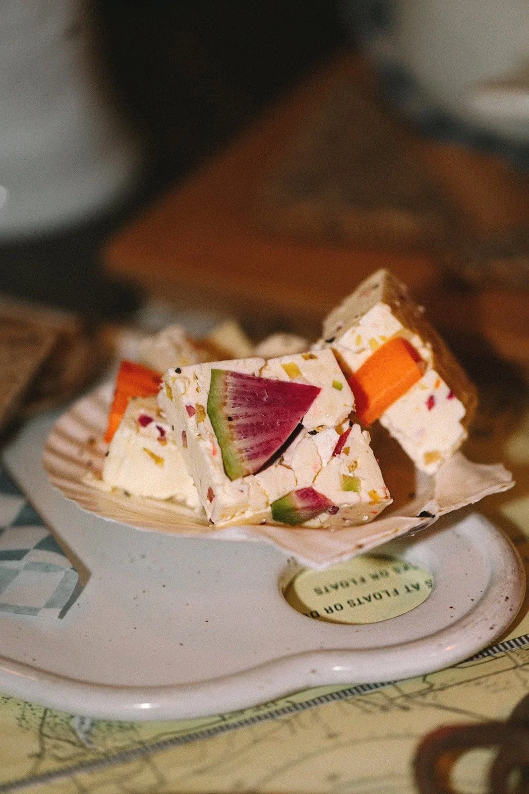 appetizer at Stranded in Astoria, Oregon with warm lighting, hospitality branding photo