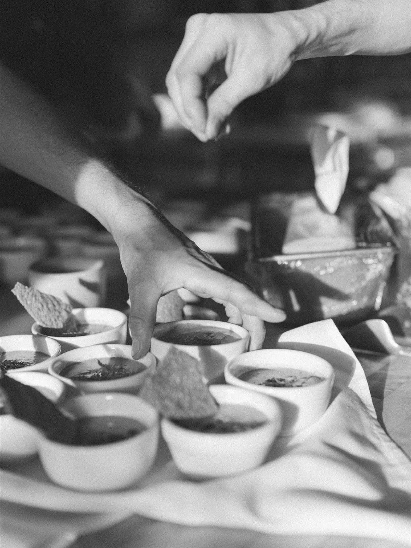 black &amp; white stills from spring farm dinner @tokelandhotel