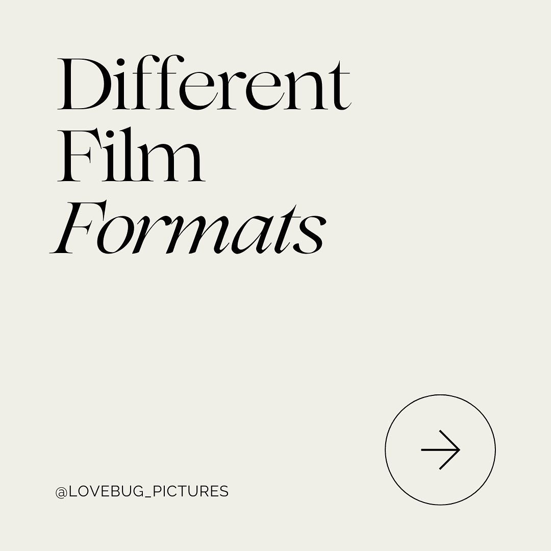 While there are many other film formats, these are just some of the more common ones you&rsquo;ll see used for wedding films.

There are so many choices when it comes to which film medium to use.

In the comments below, tell me which format you like 