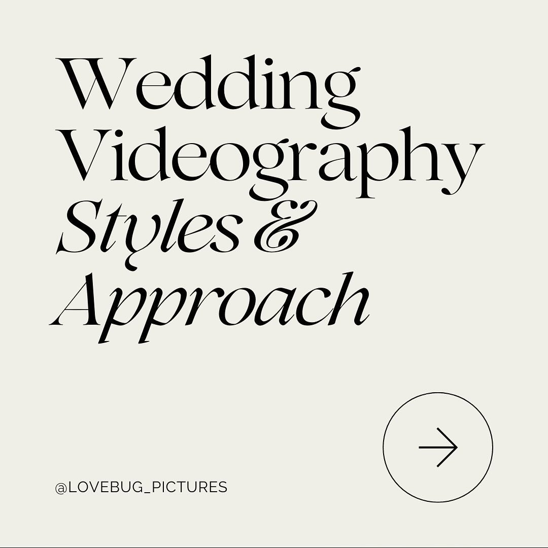 ➡️ There are many different approaches to filming a wedding, which will ultimately impact how your videographer works with you.

➡️ Here are some top reasons why it&rsquo;s good to familiarize yourself with different approaches: 

1️⃣ You know what t