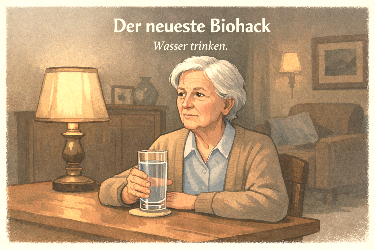 Wenn Wassertrinken ein Biohack ist, dann war Oma eine Longevity-Pionierin