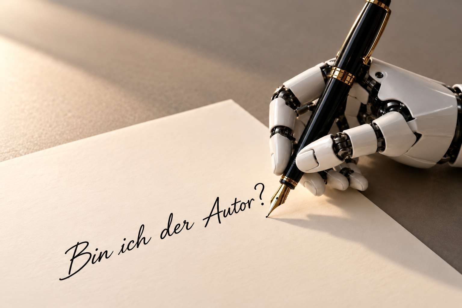 Wie viel KI verträgt eine authentische Autorenschaft?