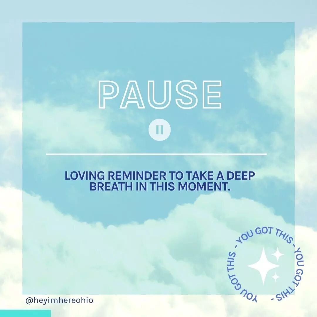 PAUSE. Loving reminder to take a deep breath in this moment. 

You got this 💙

----
PAUSA. Recordatorio amoroso a respirar profundamente en este momento presente.

T&uacute; puedes con esto. 💙