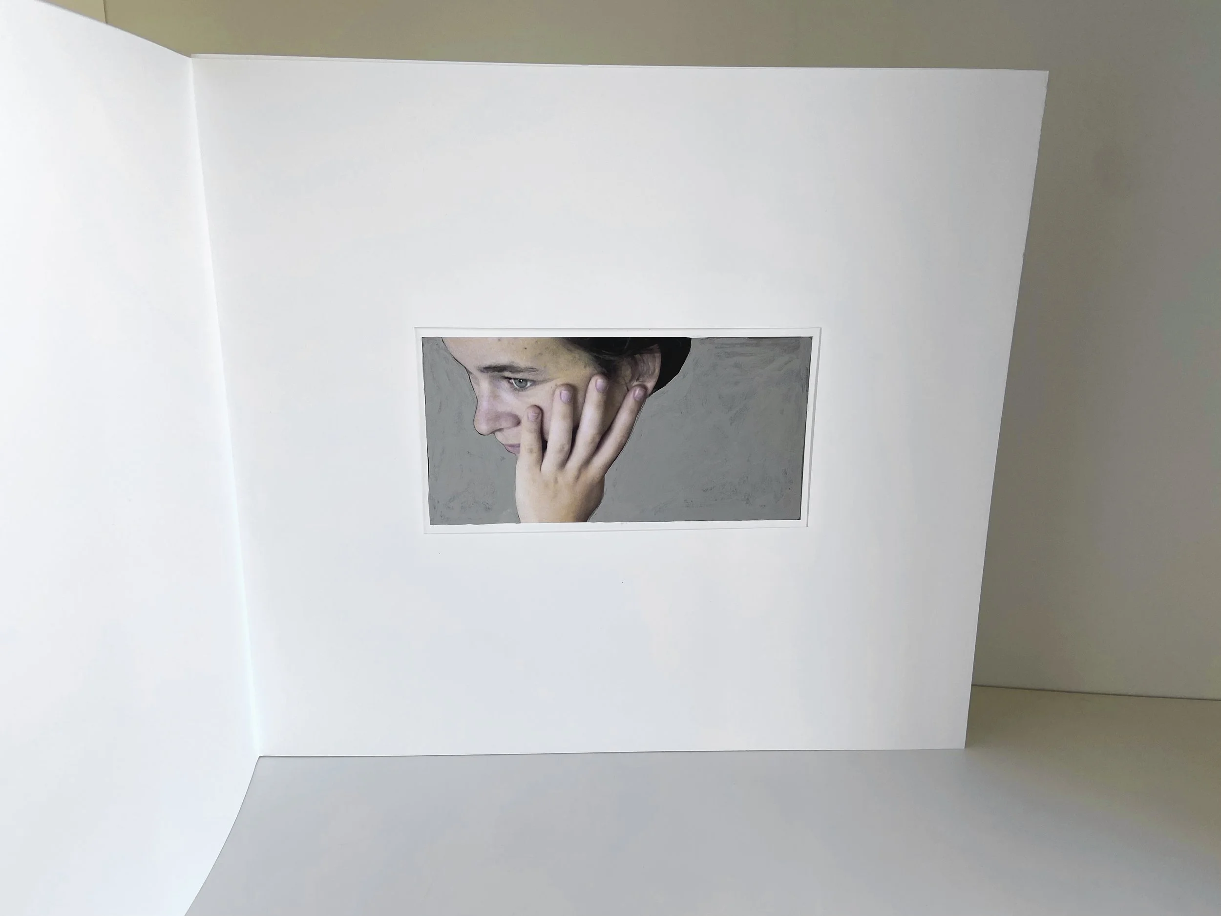 books, artist books, artist made books, handmade, portraits, self portraits, drawings, editioned books, process, making, accordion books, photography, color photography,  ditta baron hoeber, philadelphia artist, gouache, repetition