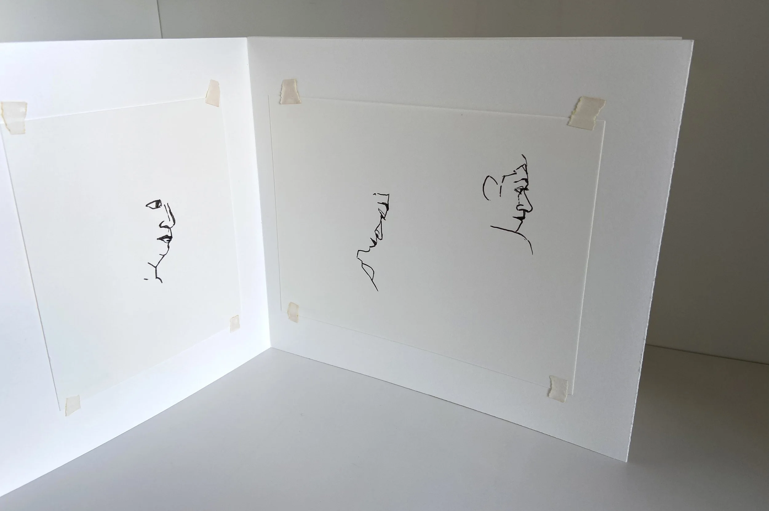 books, artist books, artist made books, handmade, editioned books, process, making, accordion books, ditta baron hoeber, philadelphia artist, 200 books and, artist blog, drawing, brush and ink, figure model drawing