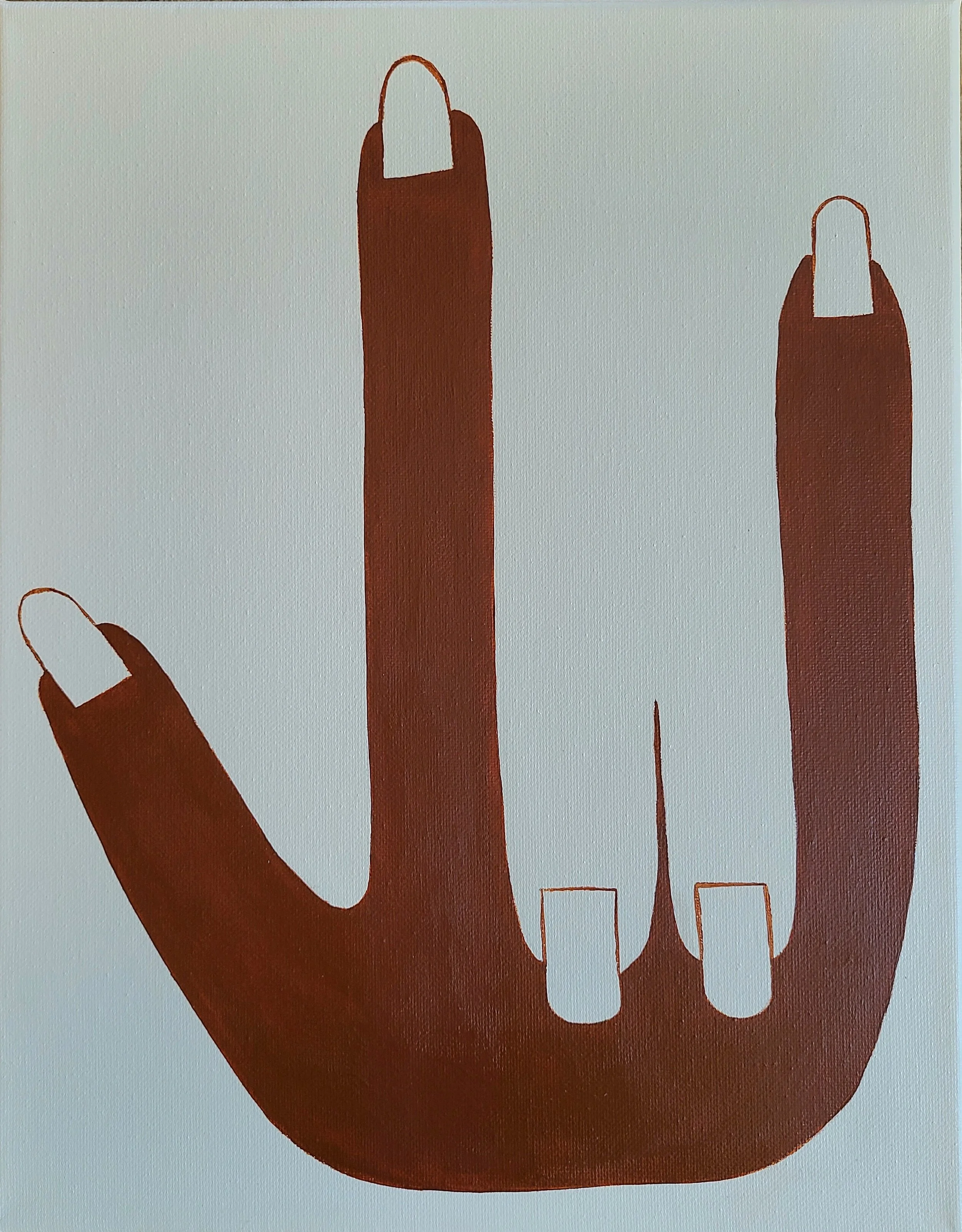 Acrylic on canvas - 14" x 11" - $100