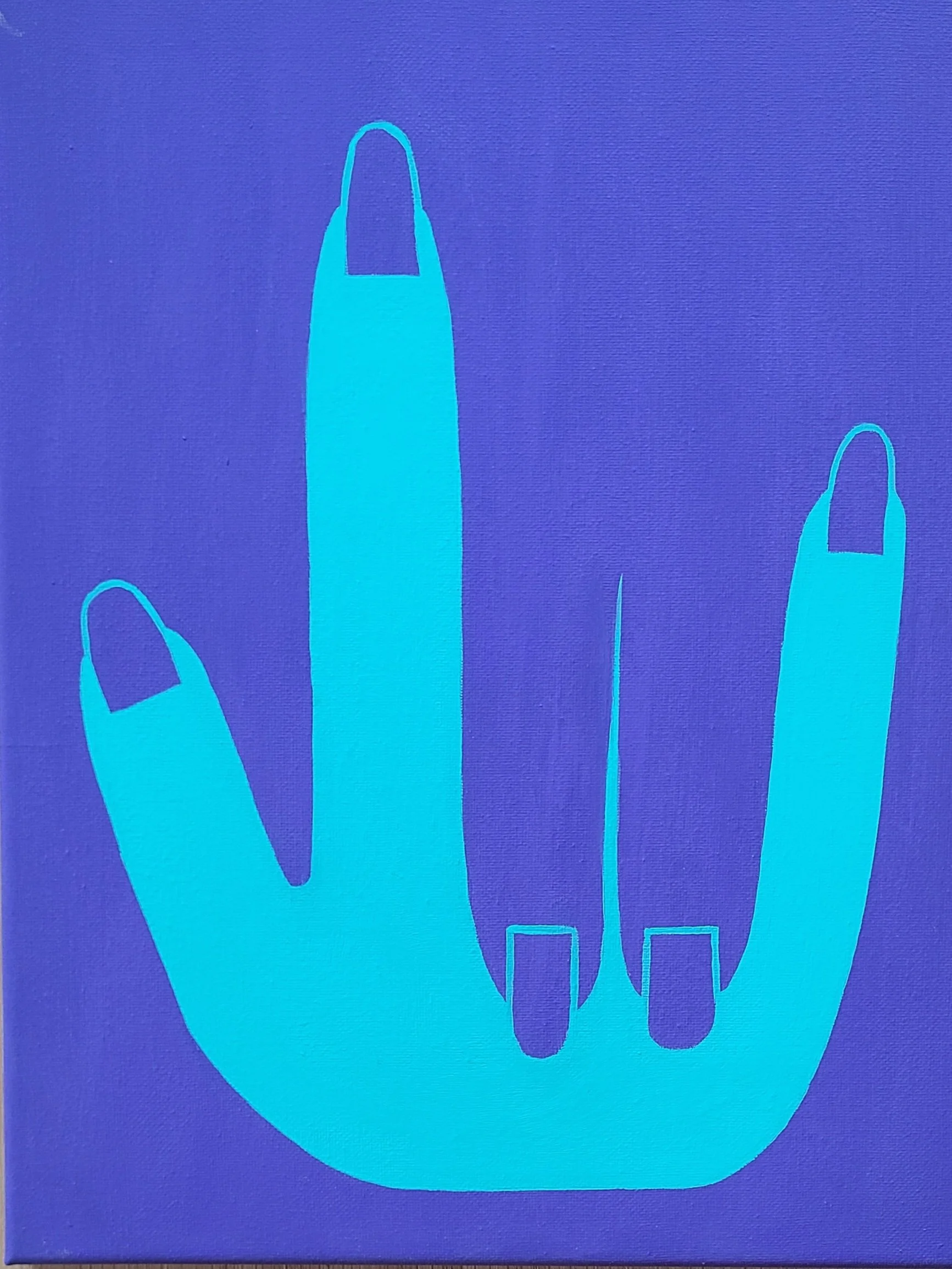 Acrylic on canvas - 14" x 11" - $100