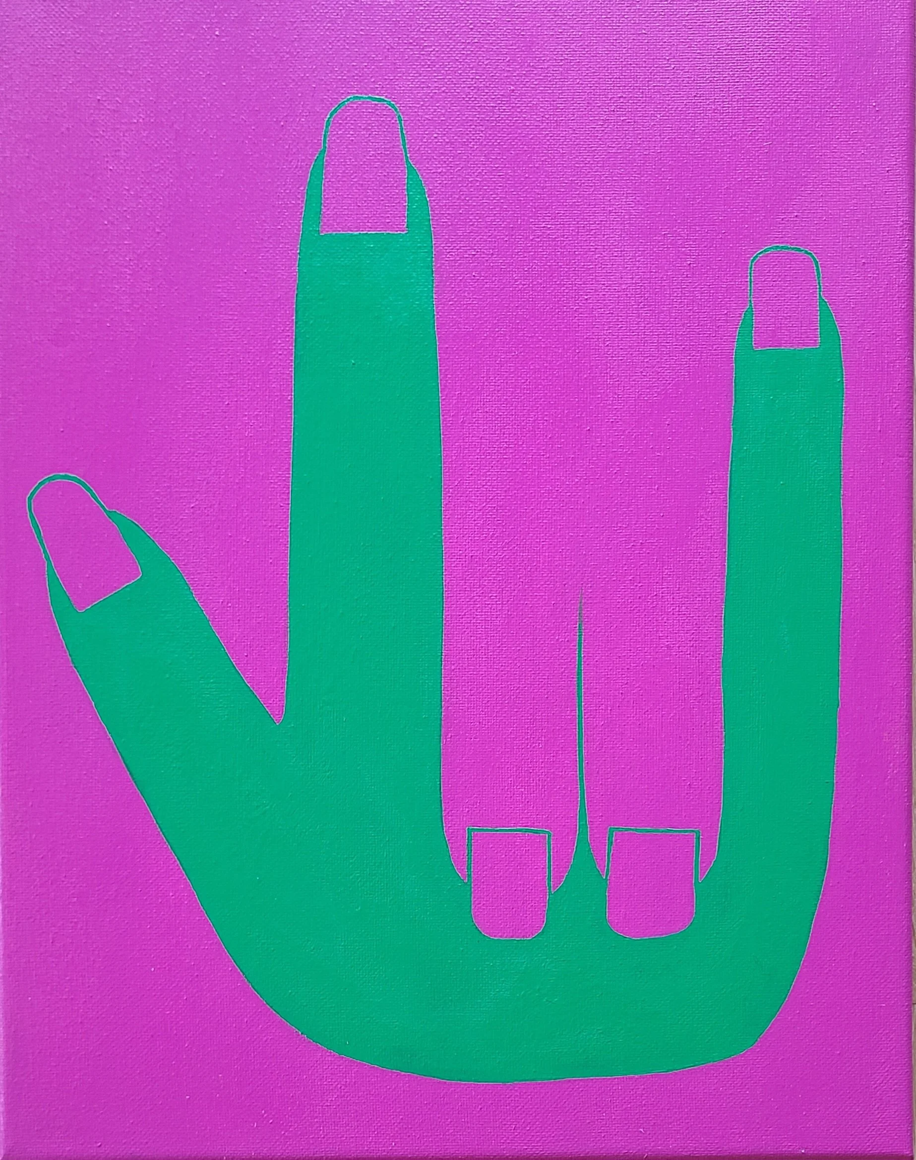 Acrylic on canvas - 14" x 11" - $100