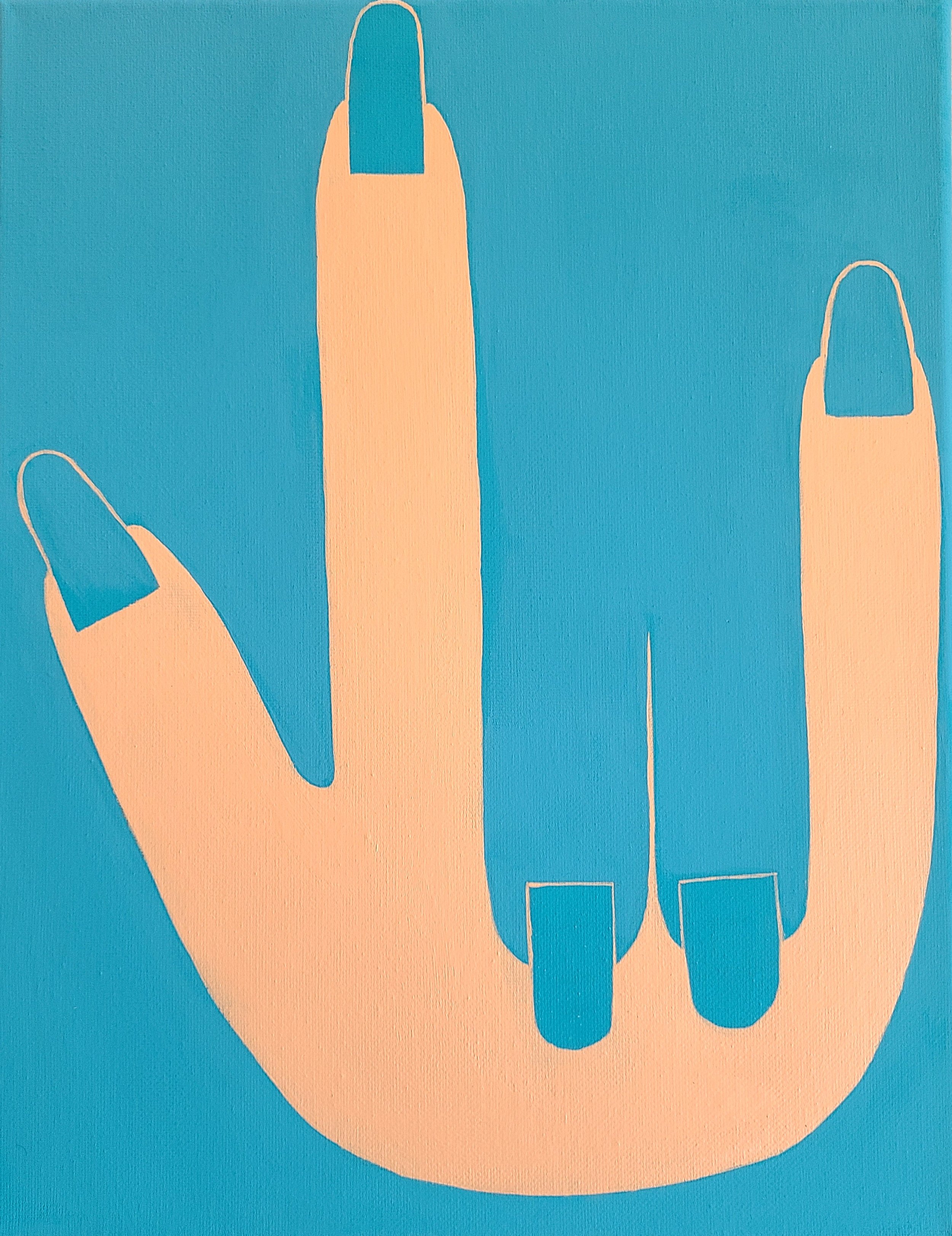 Acrylic on canvas - 14" x 11" - SOLD