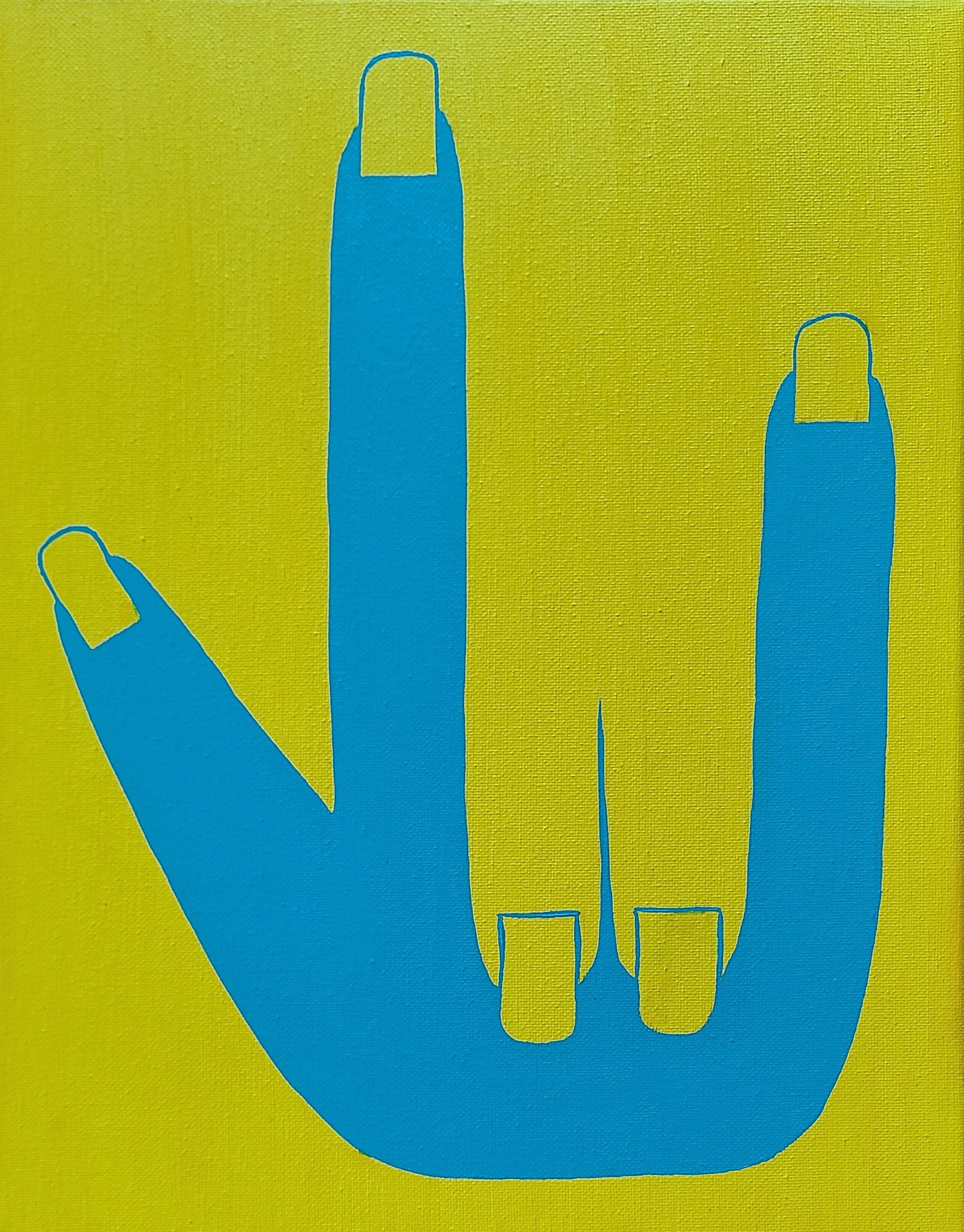 Acrylic on canvas - 14" x 11" - $100 - SOLD