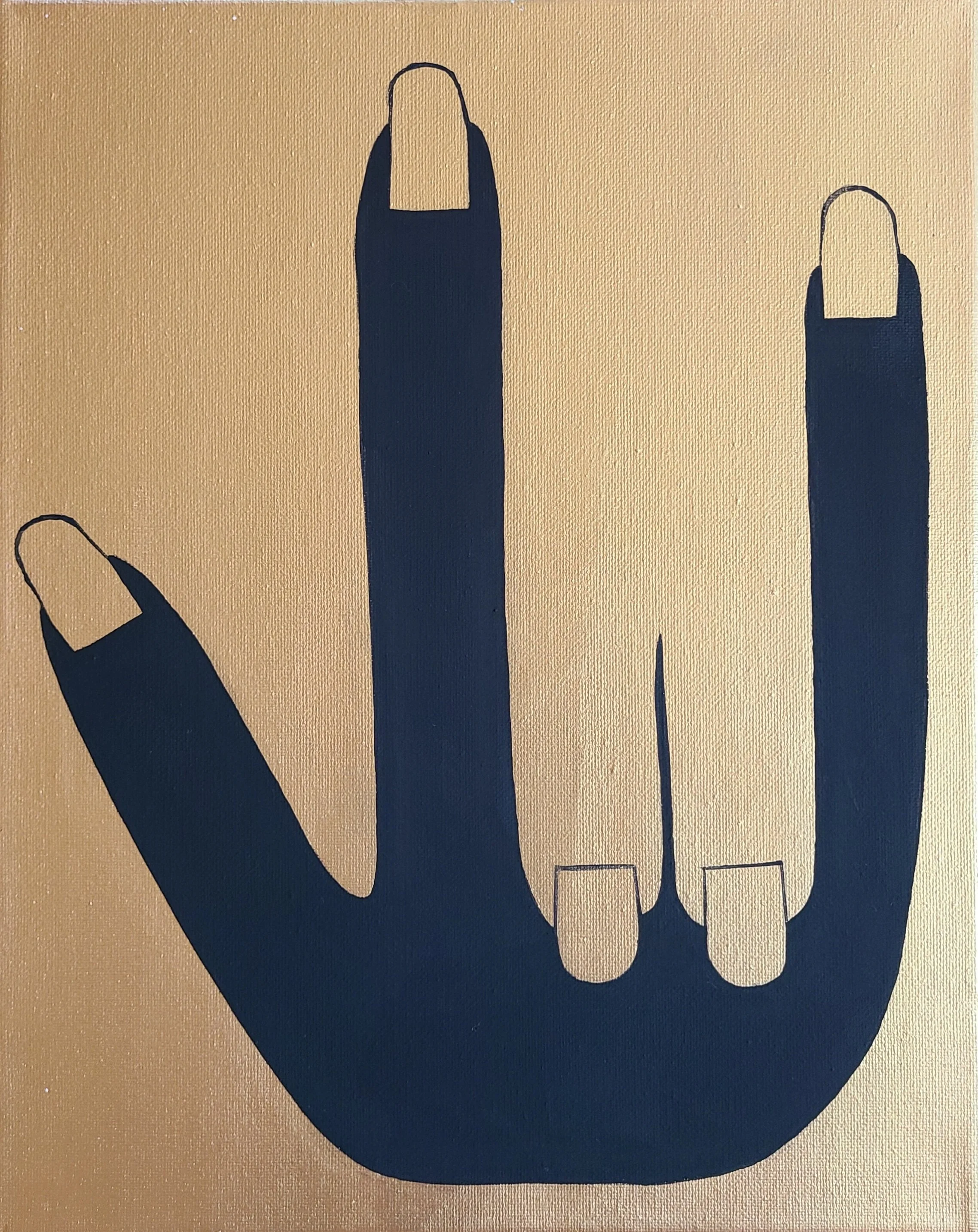 Acrylic on canvas - 14" x 11" - $100