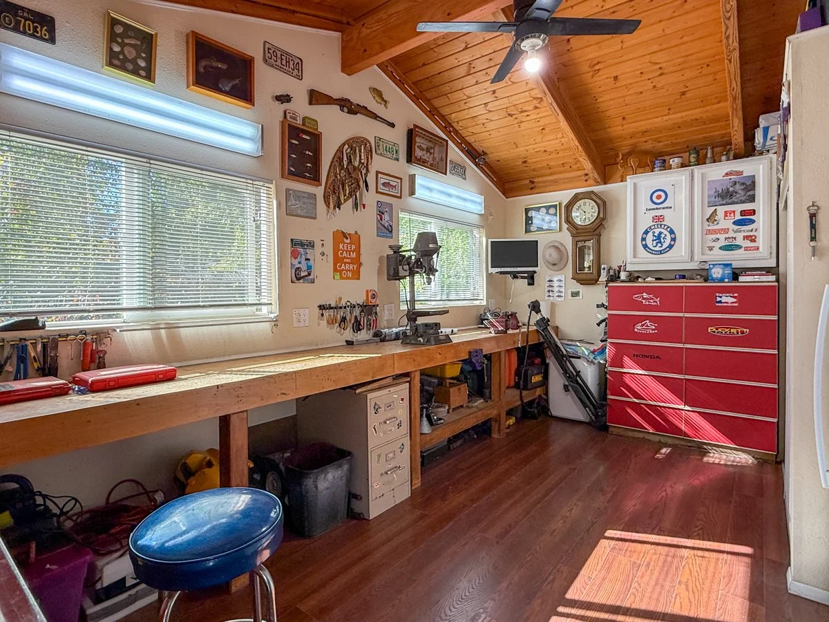 Workshop interior. 