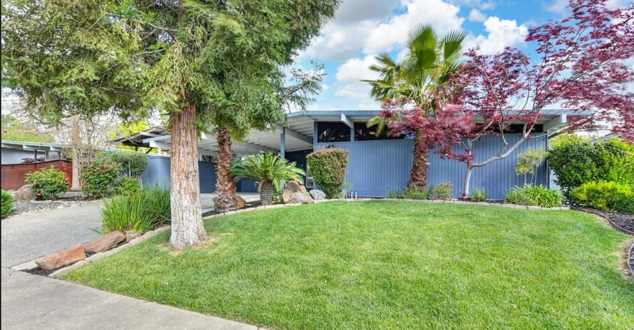 Blue Streng Bros mid century modern home