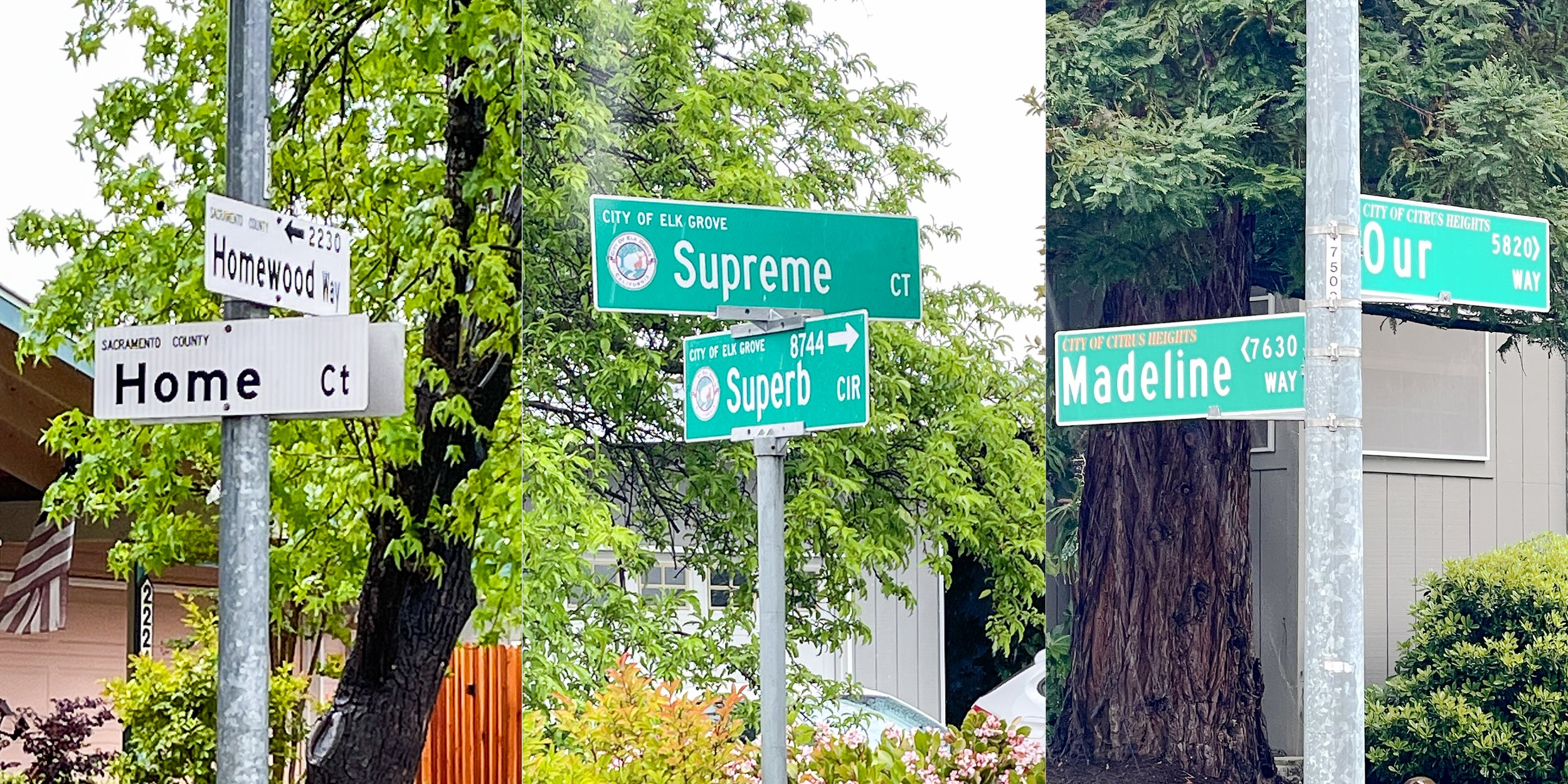 Mid Century Humor: Streng Bros Street Names