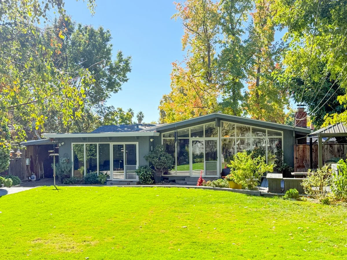 View of home from back yard.