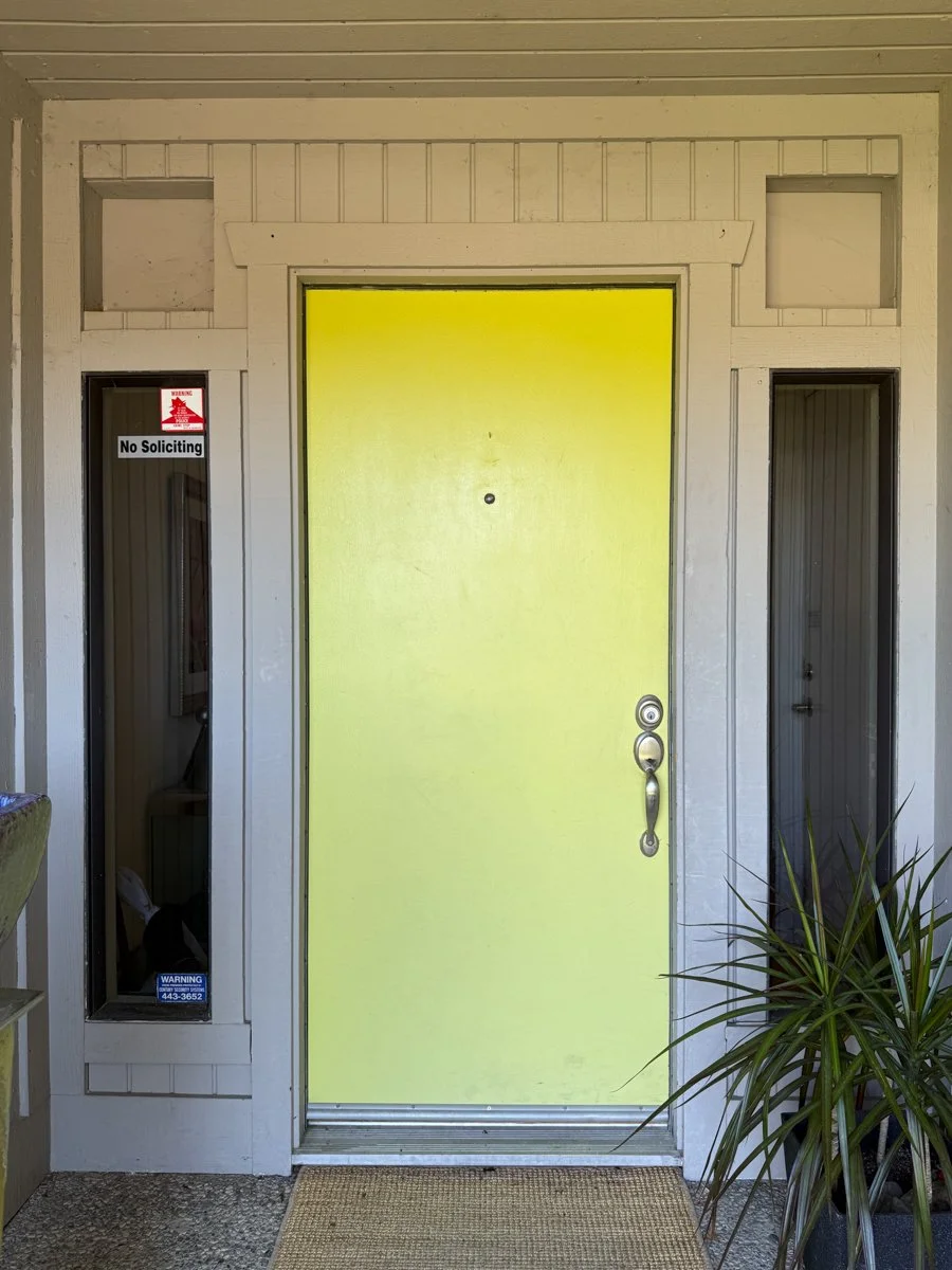 Front door. 