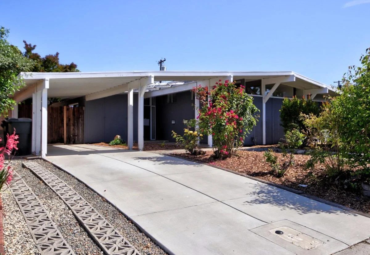 Blue Streng Bros Home with White Trim