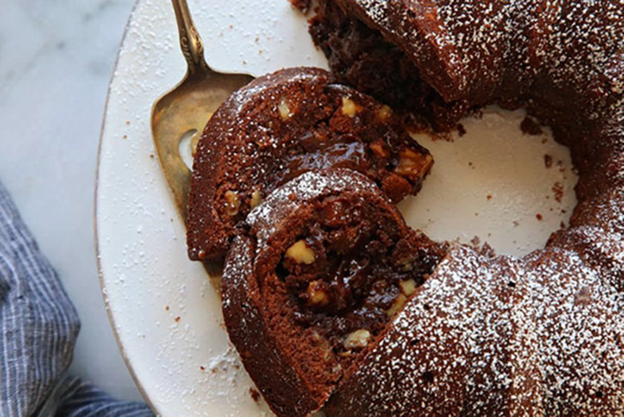 Fudge Tunnel Cake is a chocolate sweet feast for a Valentine dessert.