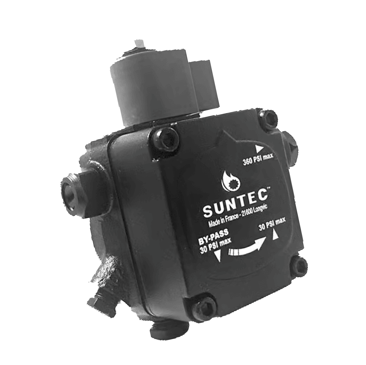 HOTSY Fuel Pump W/Solenoid, Suntec OL35 120V, 3.0 GPH