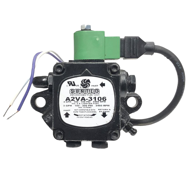 HOTSTY Fuel Pump Suntec W/ Solenoid A2VA-3106: 12-24V