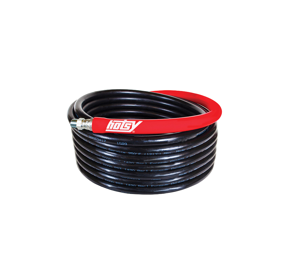 HOTSY Pressure Washer Hose - 75″Ft.  1/2″,2W, 5000 PSI