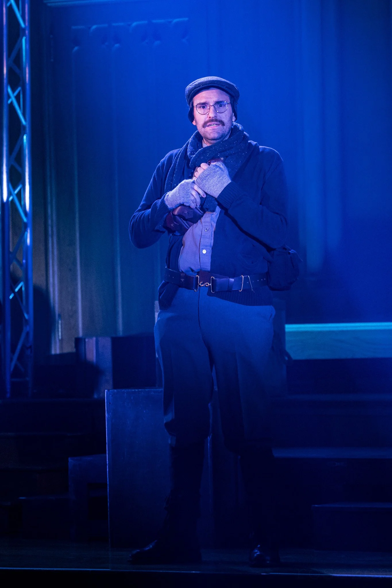 Knit mitts, All Is Calm 2025, Vanguard Milwaukee