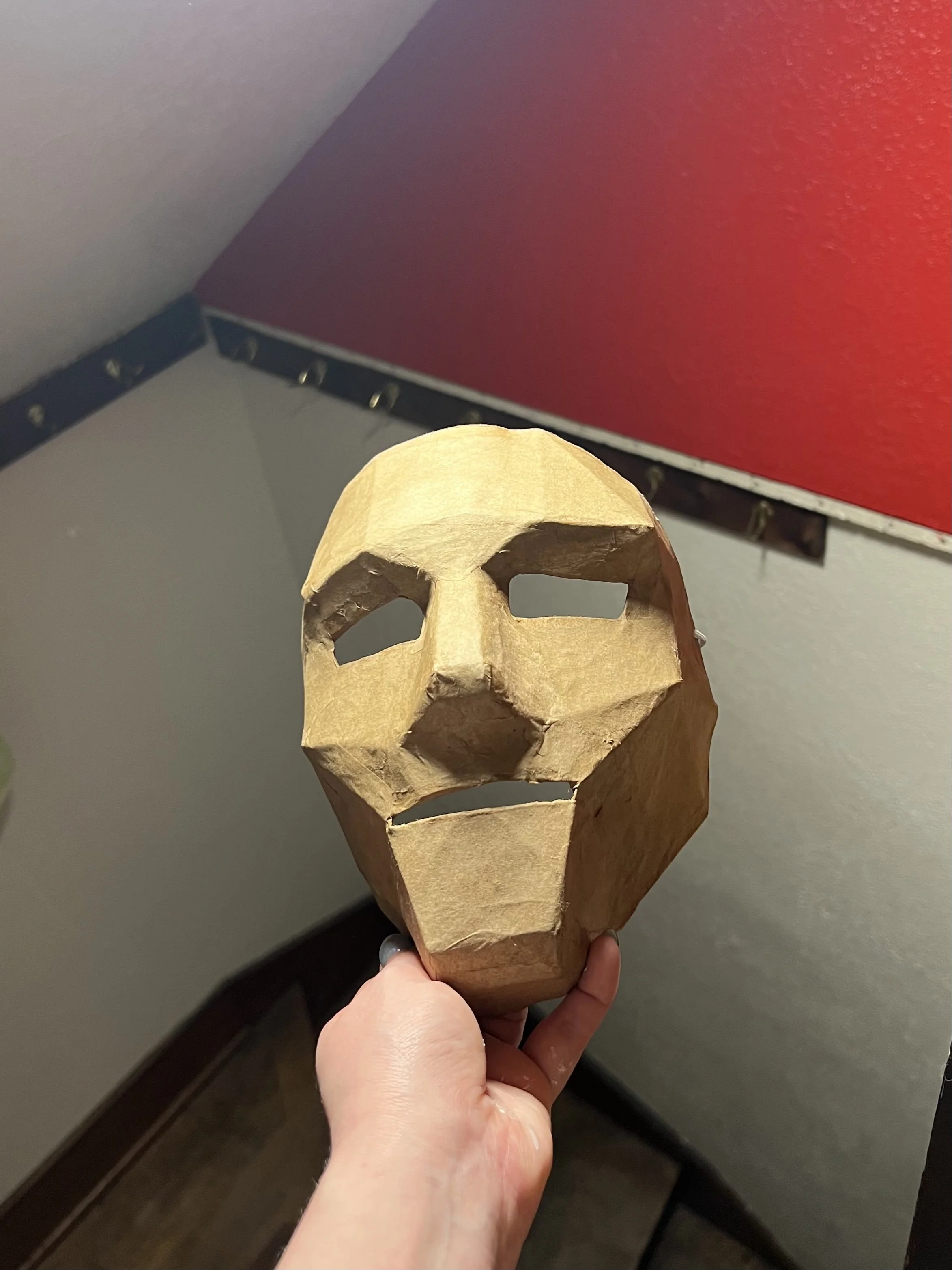 Pepakura masks, Mamma Mia!, Falls Patio Players