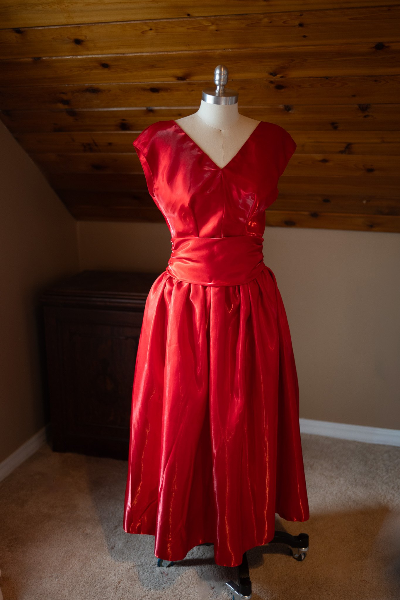 Red dress, The Prom, Waukesha Civic Theatre
