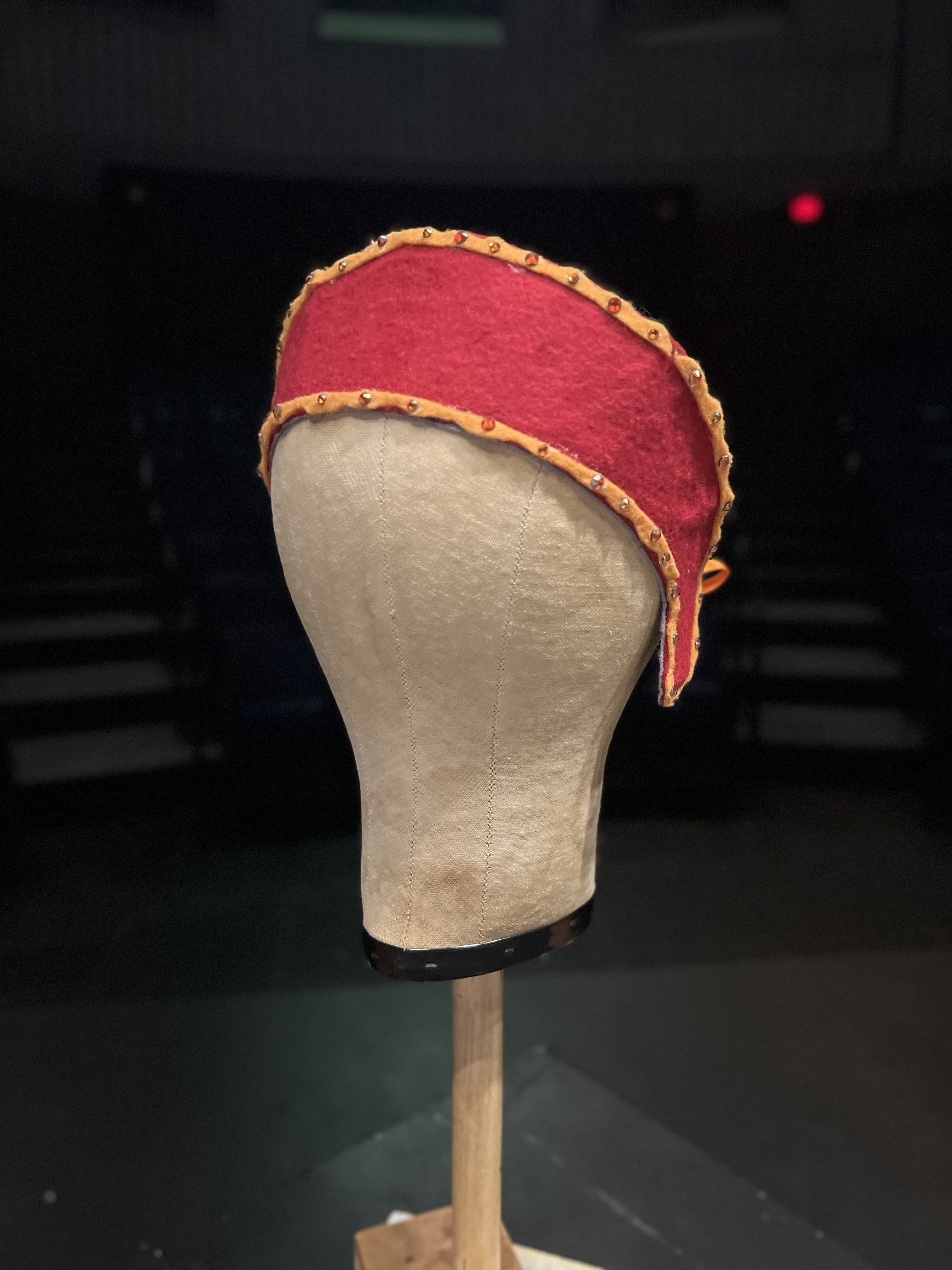 Rhinestoned felt crowns, Hamlet, Summit Players Theatre