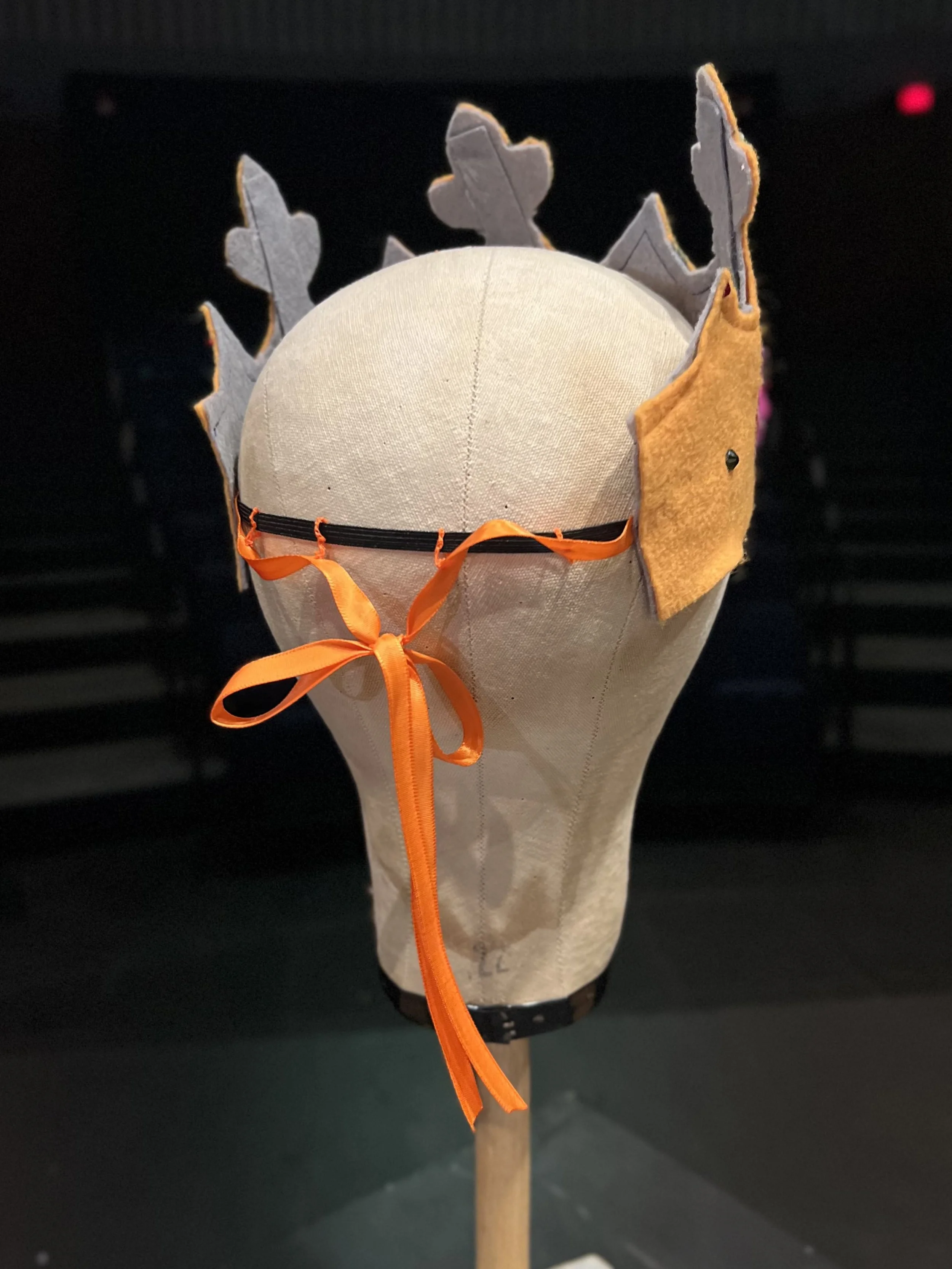 Rhinestoned felt crowns, Hamlet, Summit Players Theatre
