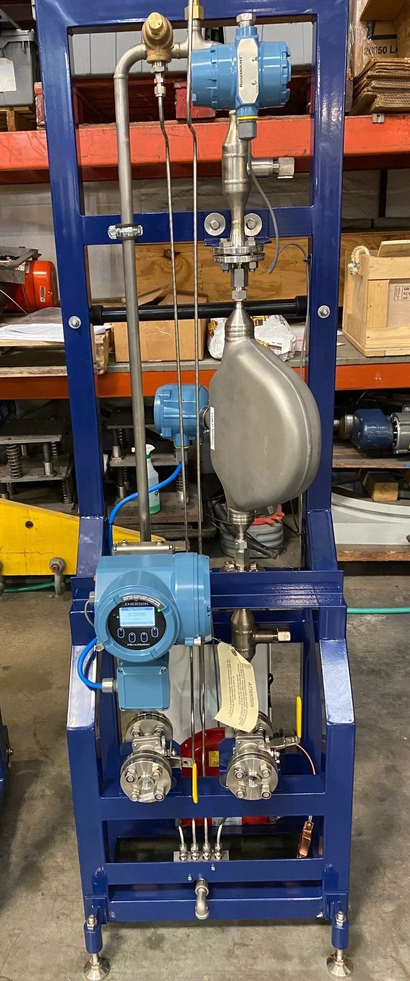 Coriolis Flowcart .5 inch mobile flowmeter cart